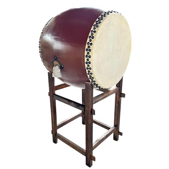 【新品】牛革 和太鼓 1.8尺 台座 やぐら バチ付 セット 牛革 和太鼓 1.8尺 台座 やぐら バチ付 セット